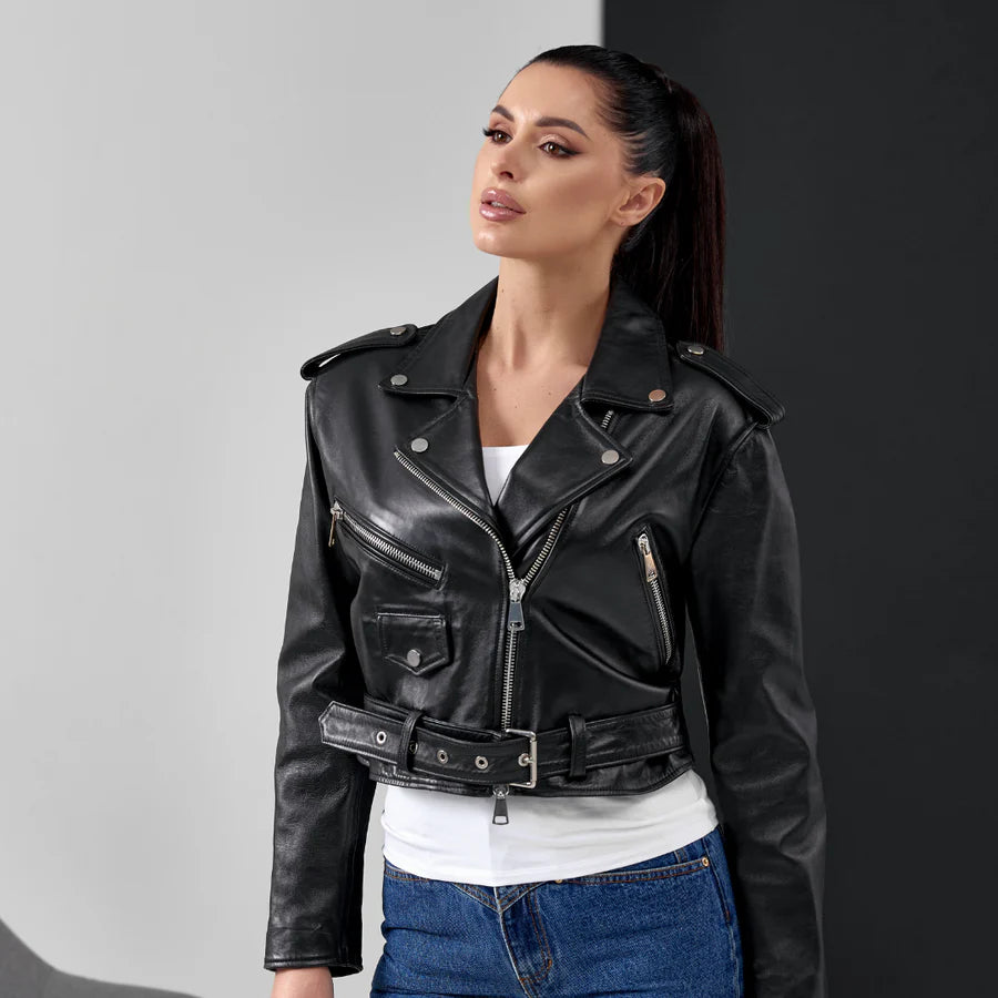 LISA - Feminine Perfecto Leather Jacket