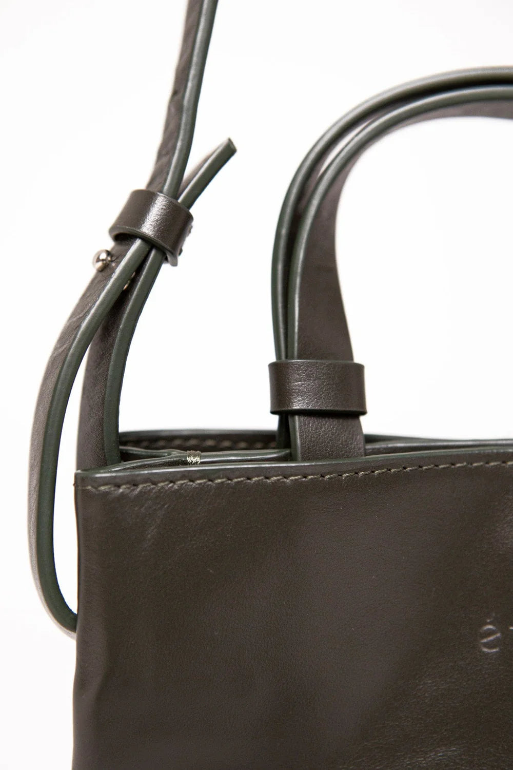 Petite 0027 Leather Bag - Khaki